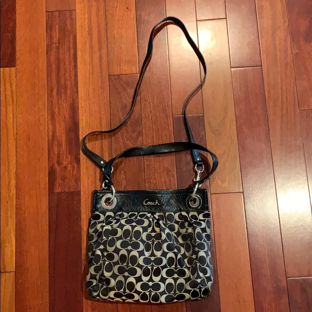 Black Coach Crossbody Purse